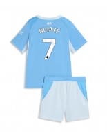 Manchester City Iliman Ndiaye #7 Domácí dres pro děti 2026-27 Krátký Rukáv (+ trenýrky)